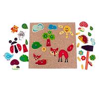 Hess Holzspielzeug 14908 Jeu de marteaux Animaux de la forêt, env. 26 x 26 cm