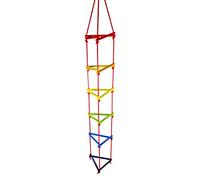 Hess Holzspielzeug 31107 Échelle Triangulaire en Bois, fabriquée à la Main, pour Enfants à partir de 3 Ans, env. 200 x 30 x 30 cm, pour s'amuser à Grimper illimité dans la Maison et dans Le Jardin