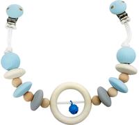 Hess Stroller Hanger Natural with Blue Bell