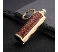 HESTAY Briquet à Allumette Permanent Porte-clés, Rechargeable au Kérosène, pour Survie en Camping en Plein Air (sans Kérosène) (Couleur : B)