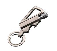 HESTAY Briquet Suspendu d'extérieur, Briquet à kérosène en métal, Briquet à kérosène en métal avec Silex, Briquet Rechargeable au kérosène (à l'exclusion du kérosène) (Color : B)