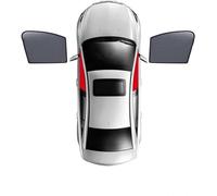 HESTAY Voiture Pare-soleils pour-Renault Captur, Pliable Anti UV Privée Protège Couverture Pare Soleils de Vitres Latérale Avant ArrièRe,2 pièces Avant