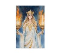 Hestia, déesse du foyer, poster sur toile pour décoration murale de salon, chambre à coucher, 30 x 45 cm