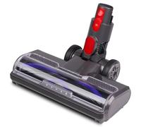 HESTIA Fixation de plancher en bois dur pour aspirateurs Dyson V7 V8 V10 V11 V15 SV10 SV12 SV14 sans fil, brosse rouleau en forme de V, phares LED, pièces de rechange pour tête de nettoyage (lumière