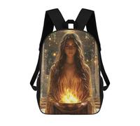 Hestia, Goddess of The Hearth - Keeper of The Sacred Flame Sac À Dos, Cartable Imprimé En 3D, Sac À Goûter, Sac À Dos De Voyage, Sac À Dos Entre Amis, Sac À Dos Scolaire Pour Filles Et Garçons 17inch