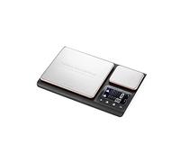 Heston Blumenthal By Salter 1049A HBBKDR Balance Cuisine de Précision à Double Plateforme, Pèse Aliment avec Capacité 10KG et Plate-forme Petite pour Incréments de 0.1g, Mesures Liquides, Noir