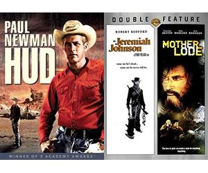 Heston Is Hitting That Ol' Dusty Trail With Robert Redford And Paul Newman Western Pack: Jeremiah Johnson & Mother Lode & HUD Western Triple Feature DVD 3-pack