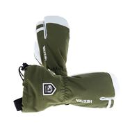 Hestra - Gants de ski 3 doigts en cuir - Army Leather Heli Ski 3-Fingers Olive en Cuir - Taille 11 - Vert Vert 11