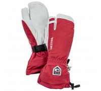 Hestra - Army Leather Heli Ski 3 Finger - Gants - 8 - red