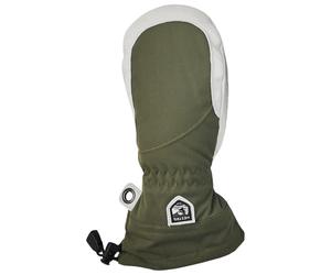 Hestra - Army Leather Heli Ski Female Mitt Olive Offwhite - 6 - Moufles