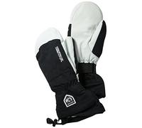 Hestra Army Leather Heli Gant de Ski - Moufles de Neige Classiques pour Le Ski, Le Snowboard et l'alpinisme, Noir, Taille 8
