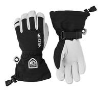 HESTRA Army Leather Heli Ski Jr. - 5 Finger - Enfant - Noir / Blanc - taille 7- modèle 2026