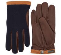 Hestra - Deerskin Wool Tricot - Gants - 9 - navy / chocolate