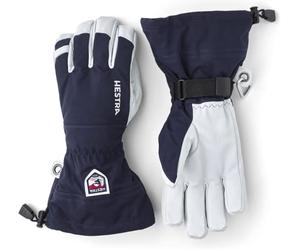 HESTRA - Gants d'armée Heli Ski en Cuir Semi-moufles 5 Doigts pour