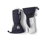 Hestra - Gants de ski 3 doigts en cuir - Army Leather Heli Ski 3-Fingers Navy en Cuir - Taille 7 Navy 7