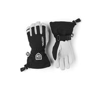 Hestra - Gants de ski en cuir - Glove Army Leather Heli Ski Jr. Black en Cuir - Taille Enfant 4 - Noir Noir 4