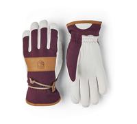 Hestra - Gants de ski imperméables en cuir - Voss Czone Glove Bordeaux en Cuir - Taille 7 Bordeaux 7