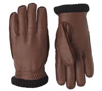 Hestra Gants Deerskin Primaloft Rib Homme - avec doigts doublure Hiver automne-hiver - 10 HS marron fonce
