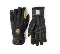 Hestra - Gants en cuir coupe-vent et respirants - Ergo Grip Active Glove Black/Black en Cuir - Taille 9 - Noir Noir 9