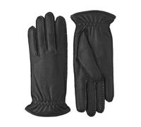 Hestra - Gants en Cuir d'Élan Cousus à la Main avec Doublure en Cachemire- Noir - Homme - Accessoires - Noir - Taille: 9 1/2 IN