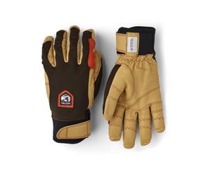 Hestra - Gants en cuir respirants et coupe-vent - Ergo Grip Active Glove Dark forest/Natural brown en Cuir - Taille 7 - Marron Marron 7