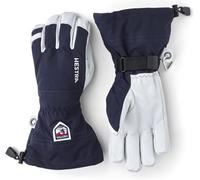 Hestra Gants de ski Heli Ski Army Leather - Doublure des doigts, Fermeture scratch - Navy/Blanc 10
