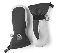 Hestra - Army Leather Heli Ski Female Mitt Grey Offwhite - 8 - Moufles