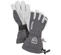 Hestra - Kid's Army Leather Heli Ski 5 Finger - Gants - 5 - grey