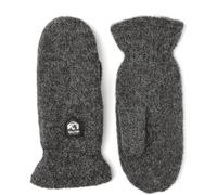 Hestra Moufles Basic Wool Femme/Homme - paire de gants pour femme homme avec doublure automne-hiver - 11 HS anthracite