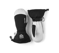 Hestra - Moufles de ski chaudes à manchons longs - Army Leather Heli Ski Mitt Black en Cuir - Taille 8 - Noir Noir 8