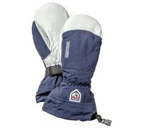 Hestra - Moufles de ski chaudes à manchons longs - Mitt Army Leather Heli Ski Navy en Cuir - Taille 10 Navy 10