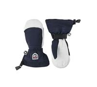 Hestra - Moufles de ski en cuir - Mitt Army Leather Heli Ski Jr. Navy en Cuir - Taille Enfant 6 Navy 6