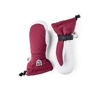 Hestra - Moufles de ski - Heli Ski W Mitt Bordeaux/Offwhite pour Femme en Cuir - Taille 7 Bordeaux 7