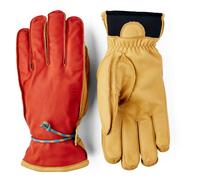 Hestra - Wakayama 5 Finger - Gants - 7 - flame red / tan