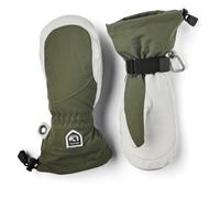 Hestra - Women's Heli Ski Mitt - Gants - 5 - olive / offwhite