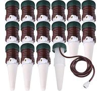 Hestya Arrosage Stakes Automatique Système d'Arrosage, Irrigation par Égouttement Automatique de Plante Libération Lente pour Plantes d'Intérieur ou d'Extérieur (Pack de 16)