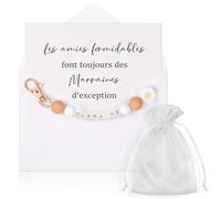 Hestya Cadeau Annonce Grossesse Tata Mamie Cadeau Demande Marraine Parrain Témoin Tu Vas Être Tata Veux-Tu Être Ma Marraine Porte-Clés Carte Annonce avec Enveloppe pour Noël Anniversaire Baptême