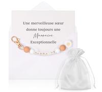 Hestya Cadeau Annonce Grossesse Tata Mamie Cadeau Demande Marraine Parrain Témoin Tu Vas Être Tata Veux-Tu Être Ma Marraine Porte-Clés Carte Annonce avec Enveloppe pour Noël Anniversaire Baptême