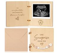 Hestya Cadeau Demande Marraine Veux Tu Etre Ma Marraine Porte-Clés Plaque en Bois pour Demande avec Enveloppe Cadeau Annonce pour Baptême Communion Confirmation Noël