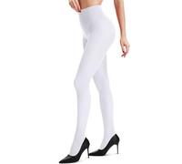 Hestya Collant Femme 80 Den Collants Opaque en Douce de Couleur Unie Leggings Extensible Multicolore Taille Haute