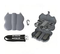 Hesupy Boîte de rangement pour DJI Neo 2, étui de transport de grande capacité pour drone, 2 batteries, émetteur-récepteur numérique et tournevis, sac de voyage portable, housse de protection rigide