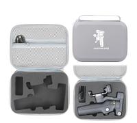 Hesupy Étui de transport pour DJI Osmo Mobile 8 - Sac de rangement de voyage étanche en polyuréthane - Boîte de rangement de voyage portable résistante aux chocs - Étui rigide pour stabilisateur de