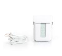 Hesupy Étui de transport pour imprimante Instax Mini Link 3, sac de rangement pour imprimante smartphone avec bandoulière, étui de protection en cuir PU, organiseur de voyage portable pour imprimante