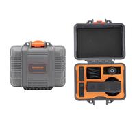 Hesupy Étui rigide pour DJI OSMO 360, mini boîte de rangement, étanche, étui de protection de sécurité pour appareil photo panoramique, sac de voyage, robuste et anti-chute, 12,5 x 10,9 x 7,2 cm