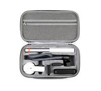 Hesupy Grand étui de transport pour Insta360 X6 Essentials Bundle, sac de rangement de voyage portable, organisateur d'épaule de protection rigide pour sangle de cou, perche à selfie de 114 cm, étui