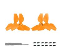 Hesupy Hélices de rechange pour DJI NEO, 2016S à faible bruit, hélice colorée de rechange pour accessoires de drone Neo (orange, 2 paires)