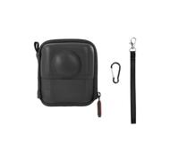 Hesupy Mini étui de rangement pour DJI OSMO 360, sac de transport panoramique pour appareil photo portable, étui de voyage, housse de protection avec mousqueton et dragonne