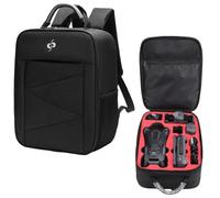 Hesupy Sac à dos de transport pour DJI Mavic 4 Pro Fly More Combo Sac de rangement de voyage Sac à bandoulière EVA Housse de protection Organiseur portable pour télécommande RC PRO 2, hub de charge