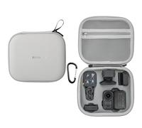 Hesupy Sac de rangement pour DJI Osmo Nano, étui de transport portable en polyuréthane EVA, coque rigide anti-poussière, organisateur de voyage avec mousqueton pour accessoires de caméra d'action nano