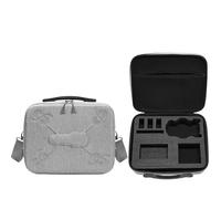 Hesupy Sac de transport pour DJI Mini 5 Pro, étui de rangement de voyage avec bandoulière pour contrôleur RC 2/RC-N3, housse de protection portable pour accessoires de drone Mini 5 Pro, Nylon gris